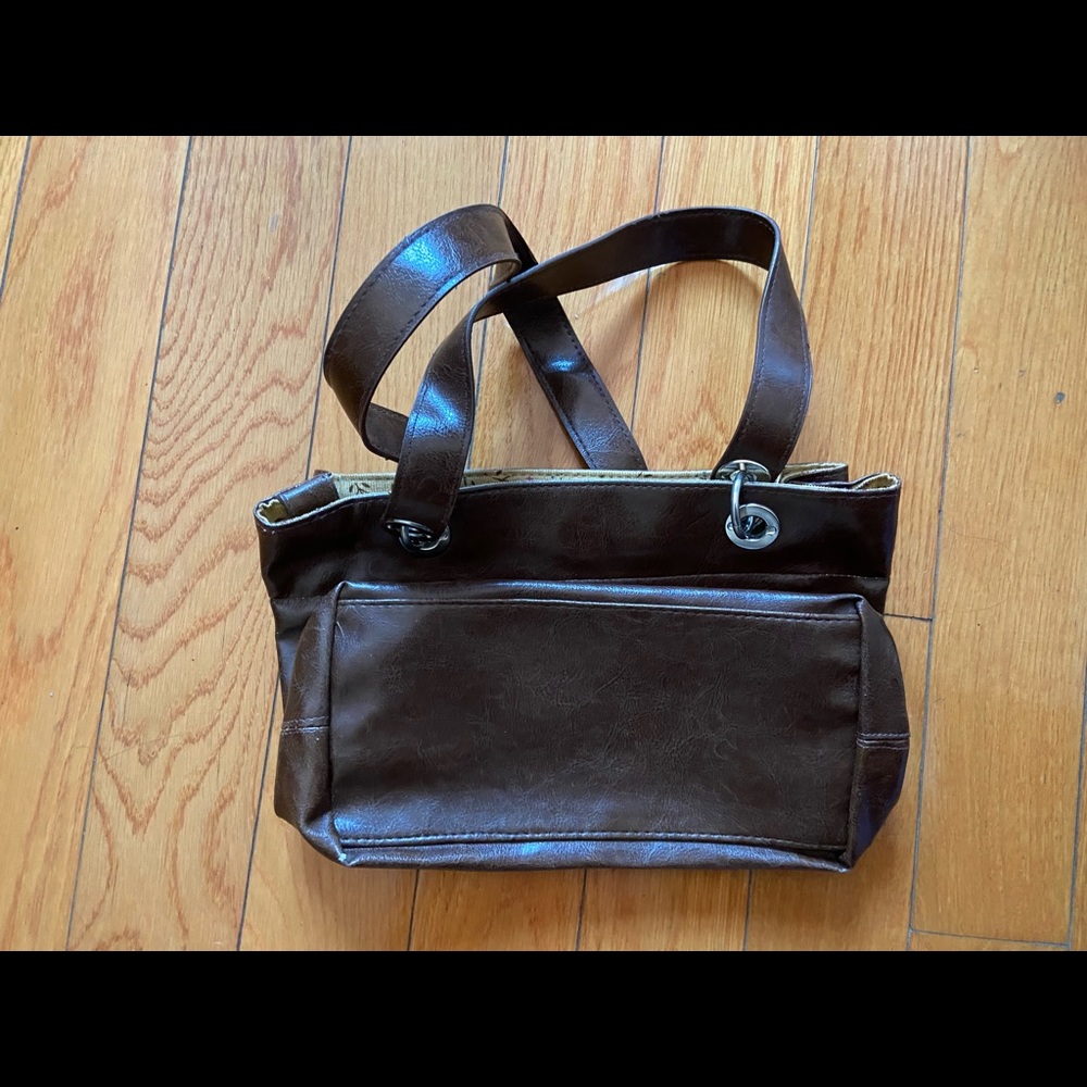 Reversible Brown and Tan Purse